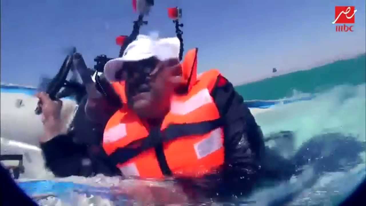داوود حسين يصرخ من اعماقه بعد رؤية قرش البحر