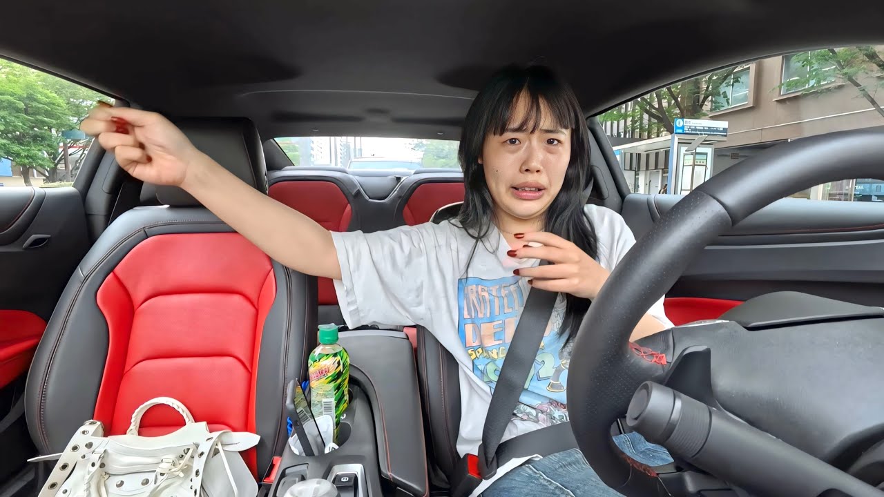 新車で爆速ドライブ