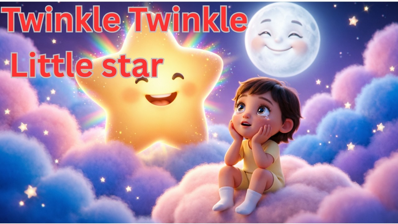 Twinkle Twinkle Little Star 🌟 | Sweet Dreamy Lullaby for Kids 🎶✨