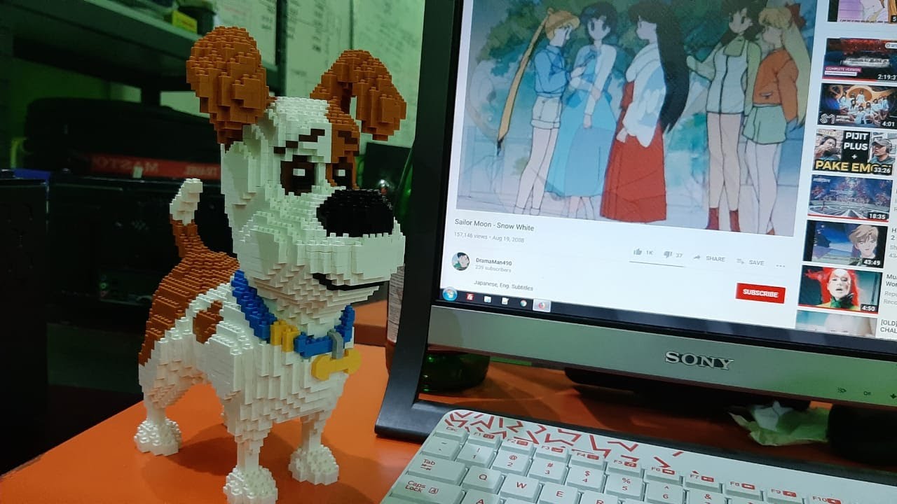Balody Nanoblock Dog Series Timelapse
