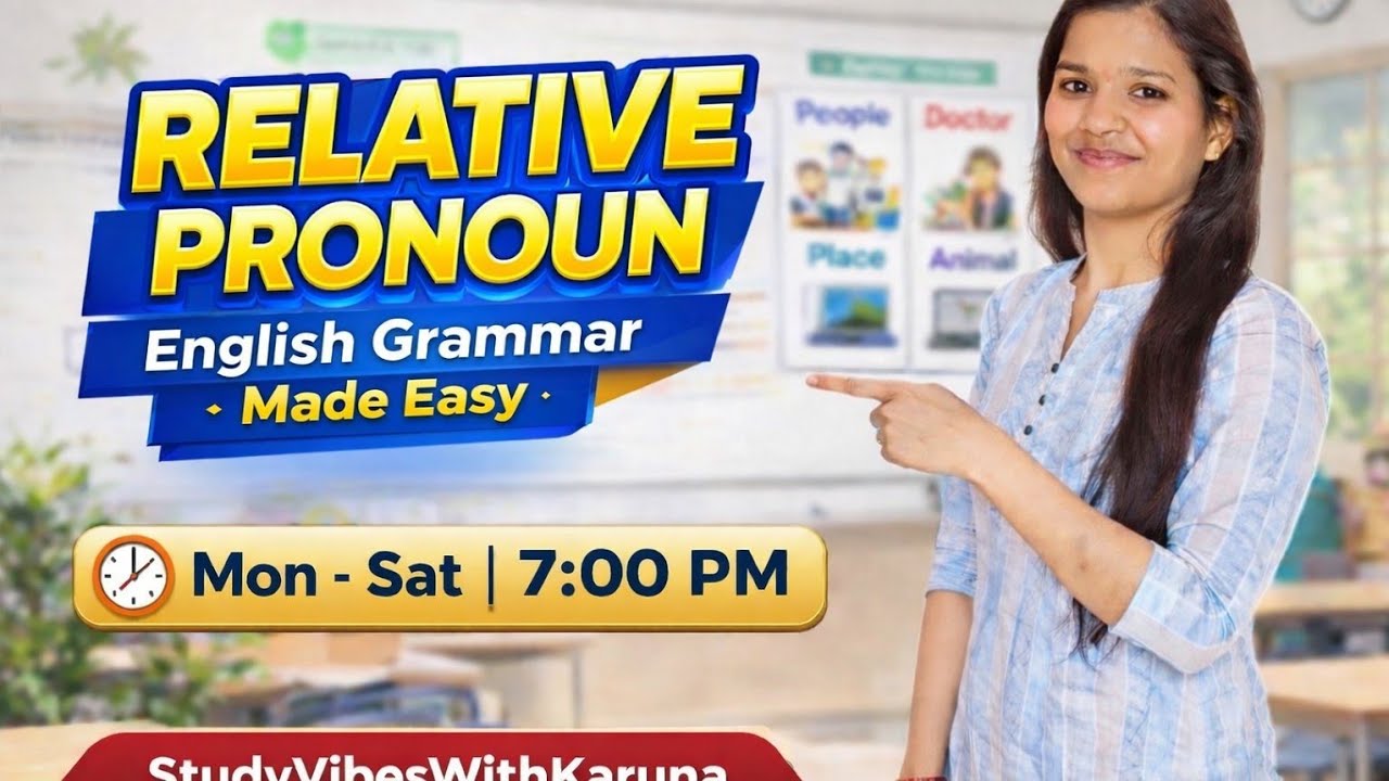 Relative Pronoun Explained in Hindi | Easy Tricks & Examples#english #learnenglish 