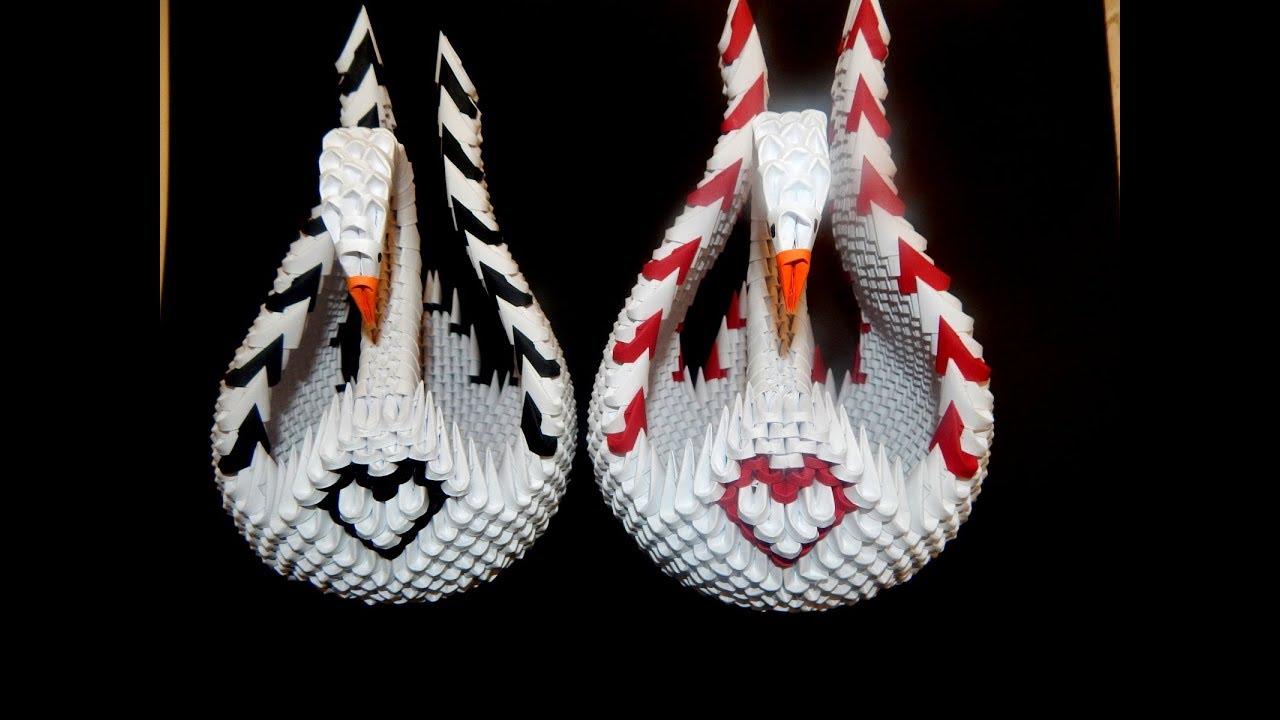 3D Origami  SWAN tutorial || DIY paper SWAN