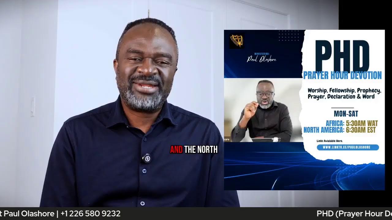 Prayer Hour Devotion (NA) Wed11thFeb2026 with Paul Olashore