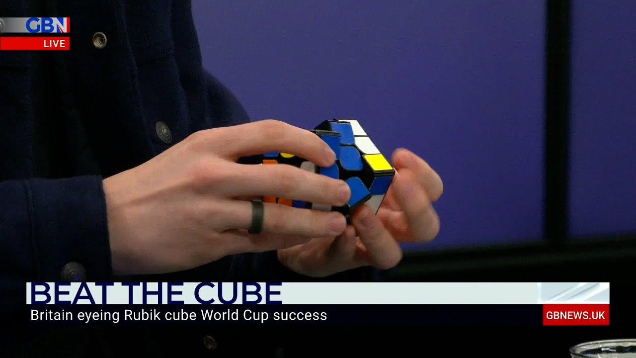 Rubik's cube solved in less than eight seconds live on GB News