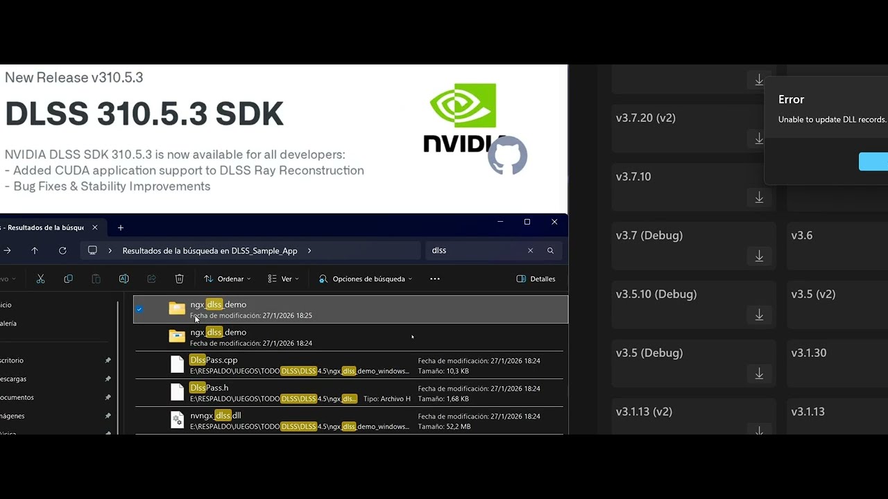 NUEVO DLSS 310.5.3 - Mejora la Calidad y Estabilidad de Imagen + CUDA para Ray Reconstruction