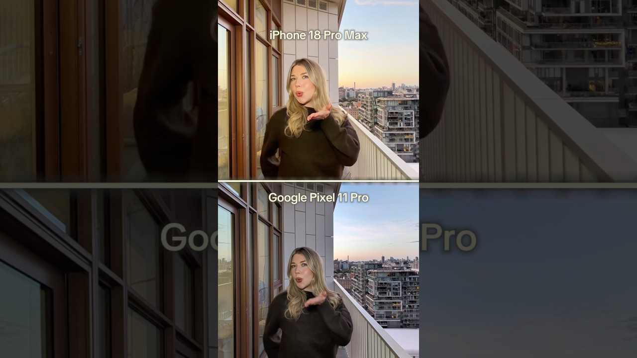 Сравнение камер Google Pixel 11 Pro и iPhone 18 Pro Max
