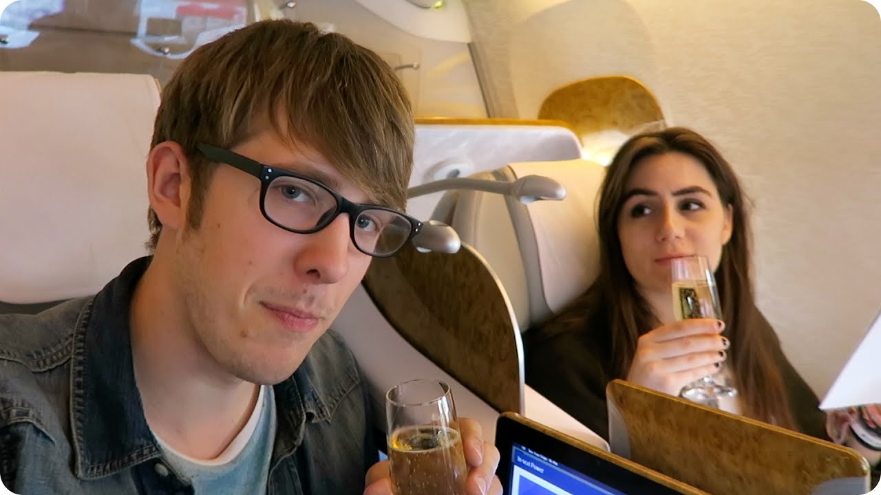 Business Class Auckland to Dubai to London! | Evan Edinger Travel