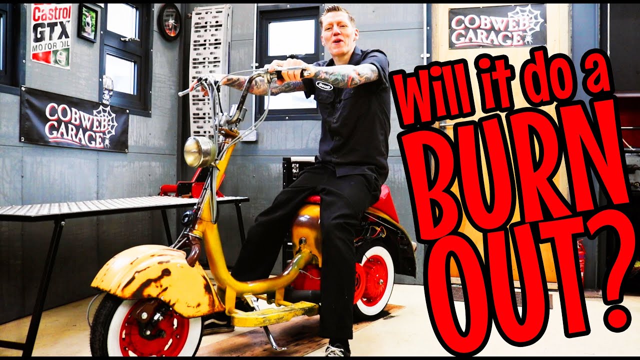 Ep11 Lambretta burnout? We fit new cables, change the engine oil, weld the handle bars and more...