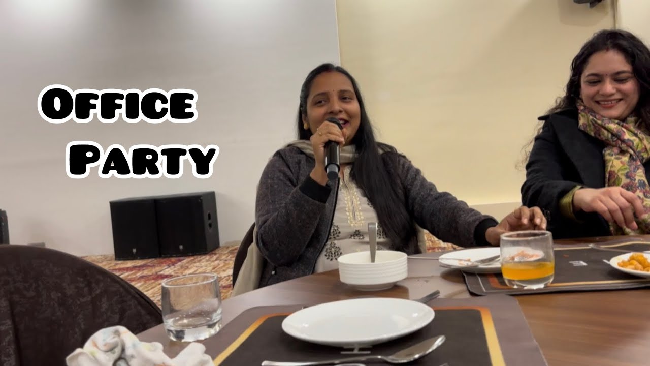 Office party me puja ne ye kya Bol Diya ? 😜#dailyvlog #vloggerlife #youtubevideos 