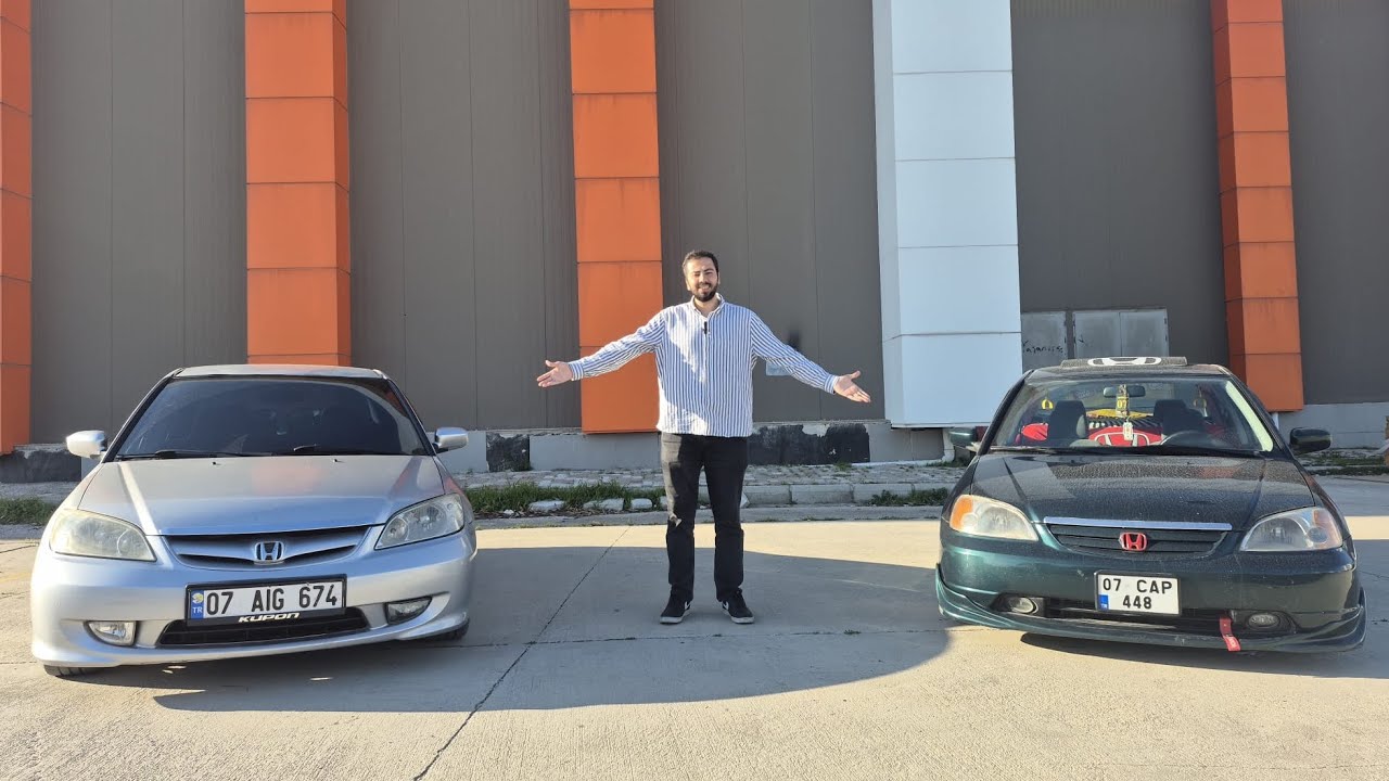 Efsane Honda Civic VTEC'ler Karşı Karşıya! 1.6 Atmosferik 2002 ES vs 2005 LS Detaylı Karşılaştırma 