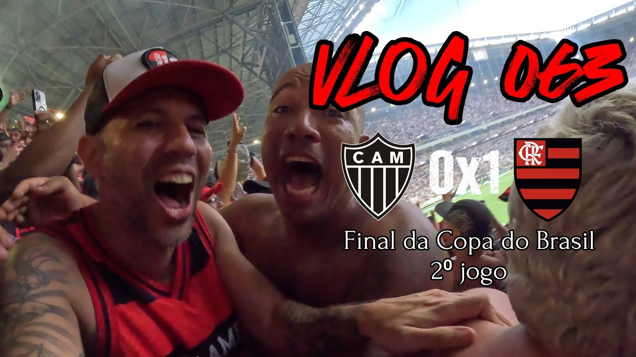 FLAMENGO 5X CAMPEÃO DA COPA DO BRASIL| Atlético MG 0x1 Flamengo | 2⁰ jogo da Final | VLOG 063