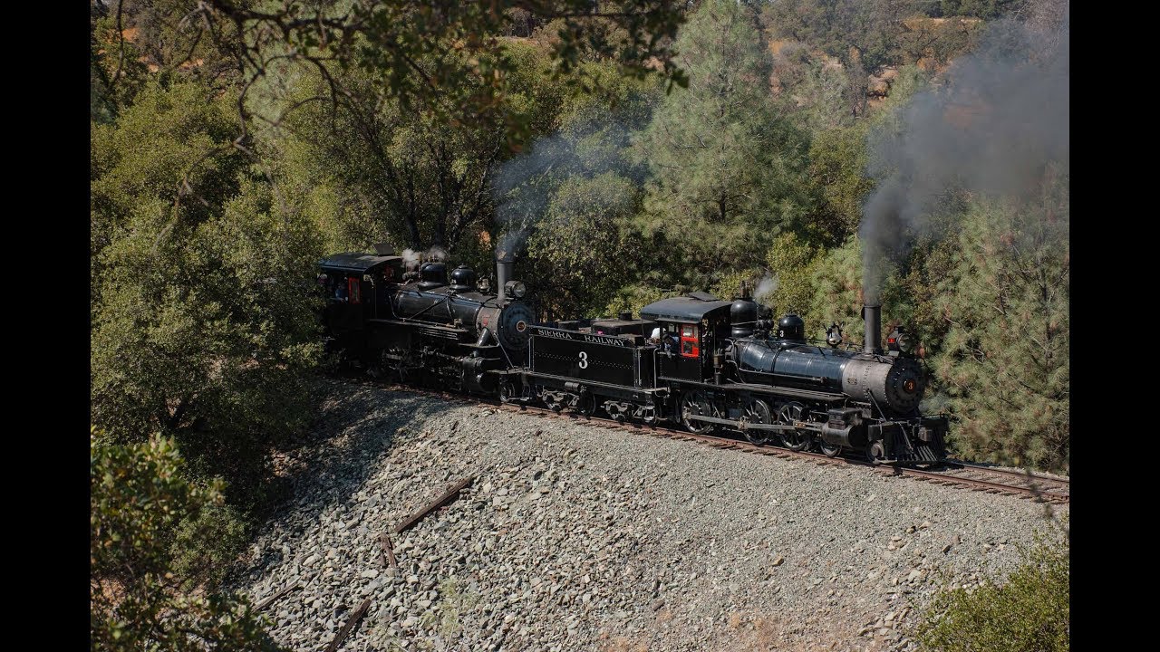 Sierra Railway 3 and 28 Doubleheader At Railtown 1897 9/8/19