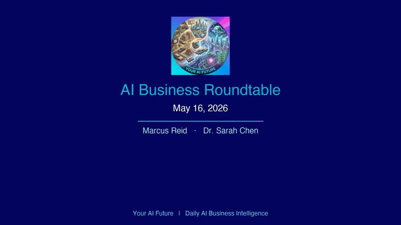 AI Business Roundtable &mdash; May 16, 2026 | 20 billion valuation