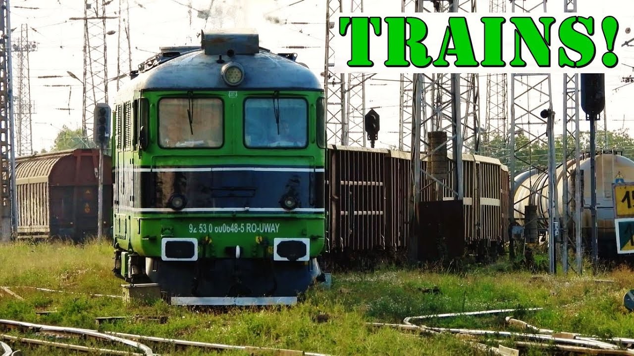 Bulgarian & Romanian Freight Trains at Ruse Razpredelitelna, Bulgaria | 🚊TRAINS IN BULGARIA #19 [4K]