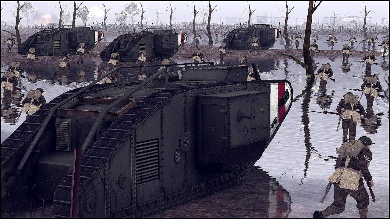 BRITISH ASSAULT WW1 LINE DEFENSE