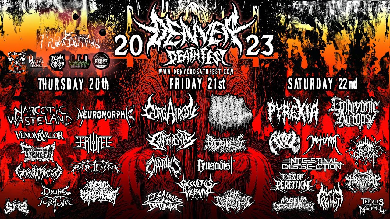 2023 Denver Death Fest, a reflection. By Miller and Jon