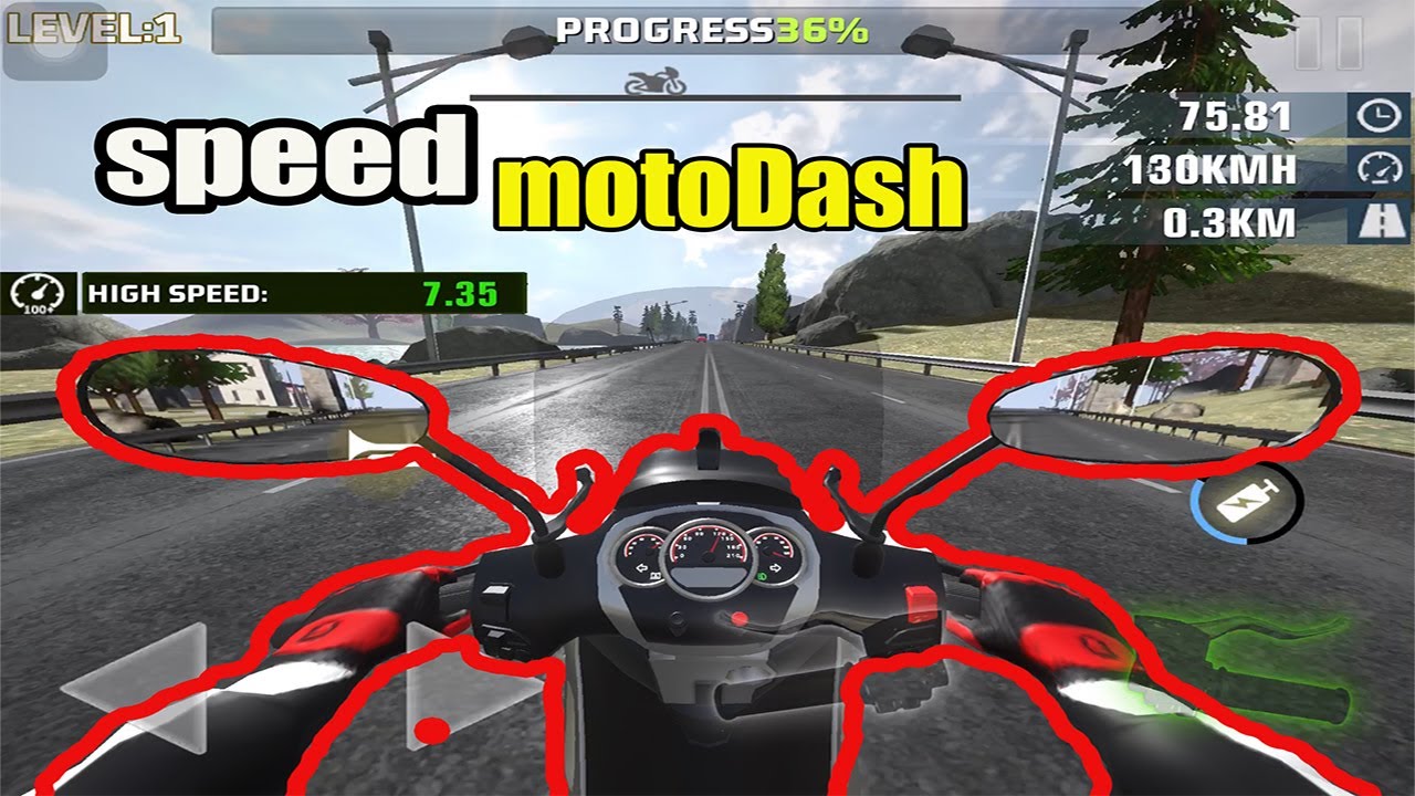 Speed Moto Dash - Android and IOS Gameplay HD