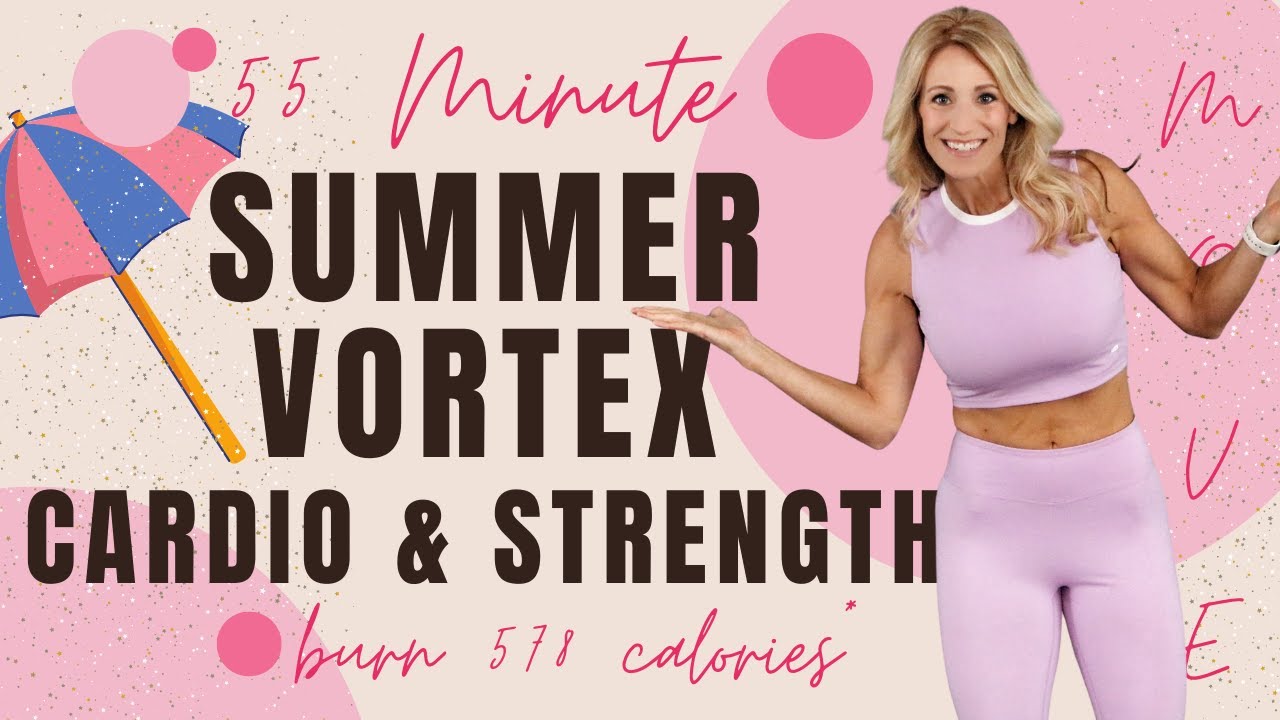 55 Minute Cardio & Strength Workout | 2 Rounds Strength with No Repeat Cardio