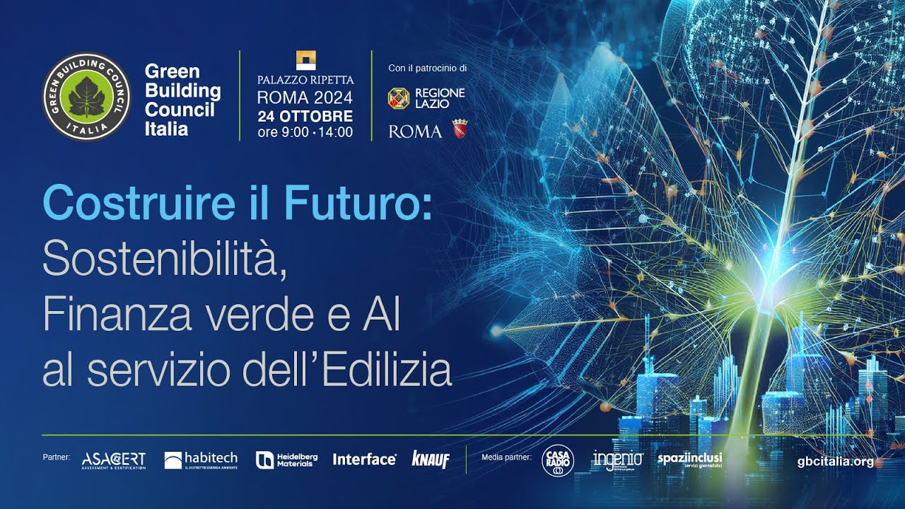 24 ottobre 2024 | Convegno GBC Italia | Tavola Rotonda AI
