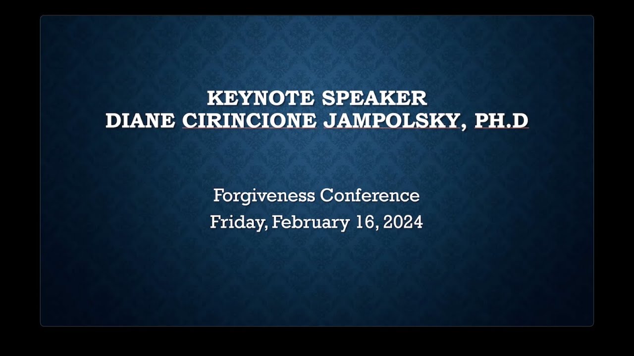 Diane Cirincione-Jampolsky, Ph.D. speaks at the 2024 Forgiveness Conference in Honolulu, Hawai'i