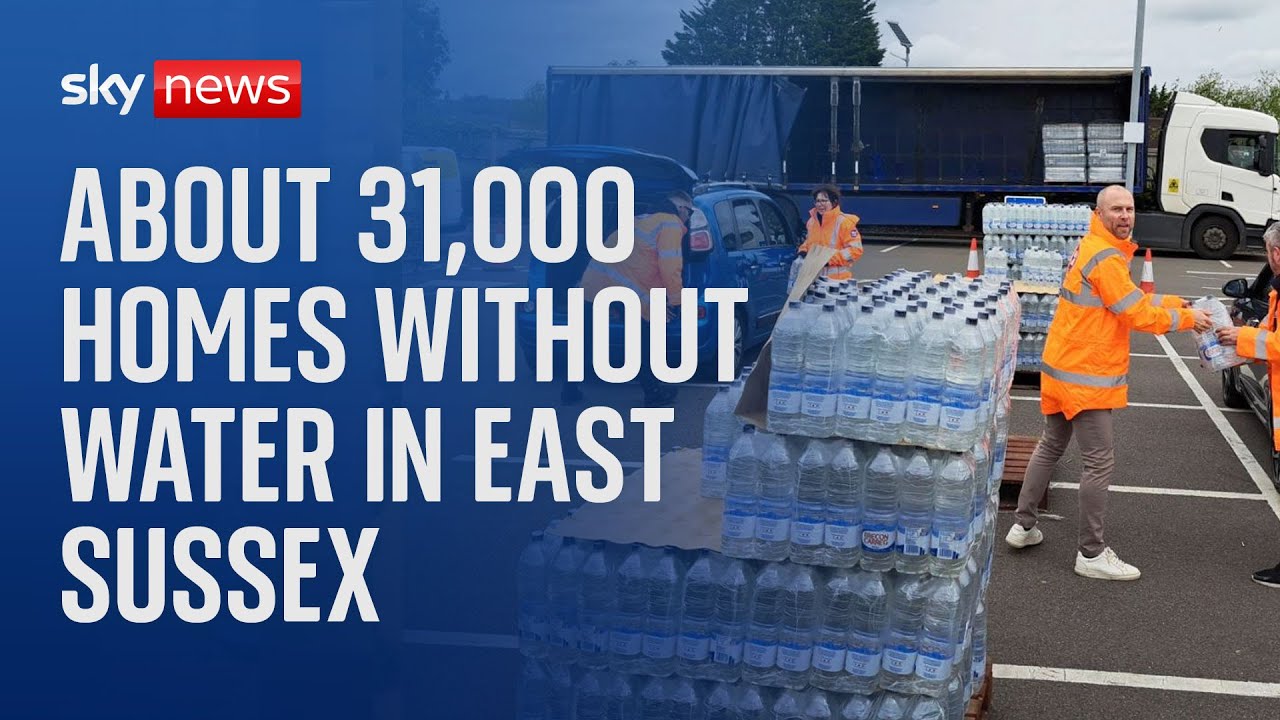 Over 30,000 properties left without water in East Sussex after mains pipe burst