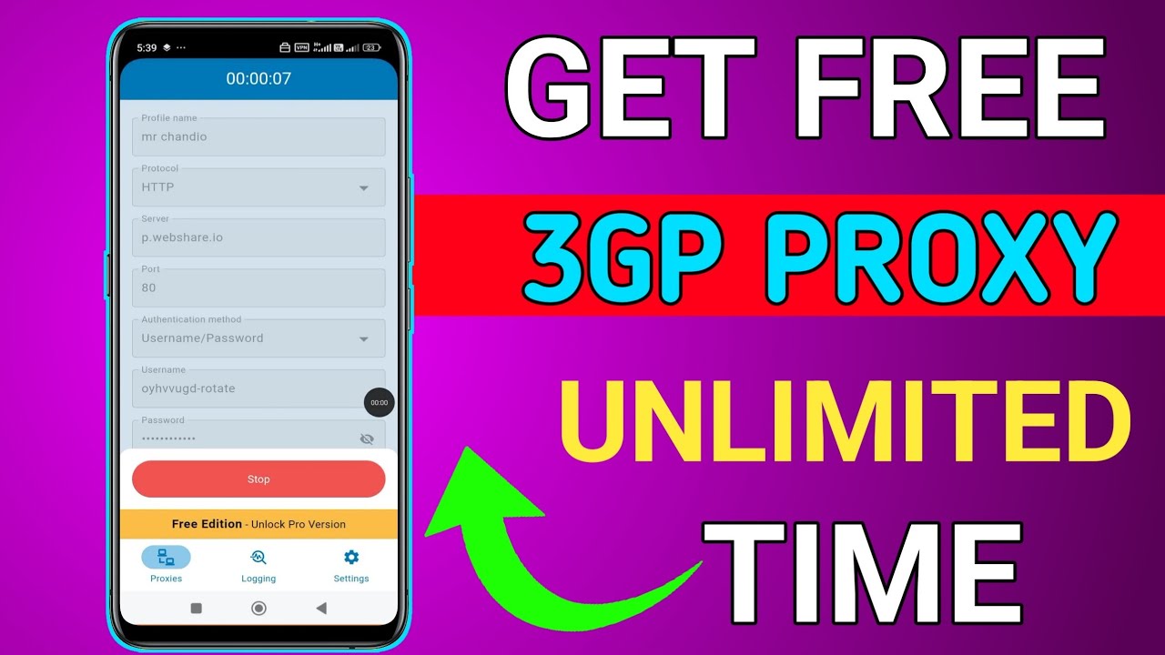 Step By Step Guide To Get Free 3GB Proxy Of All Countries!! 