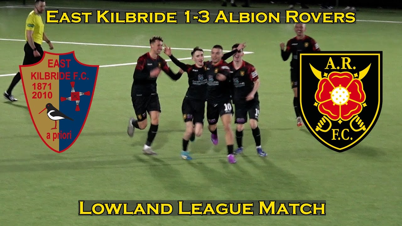 HIGHLIGHTS: East Kilbride 1-3 Albion Rovers - Lowland League Match - 26/12/23