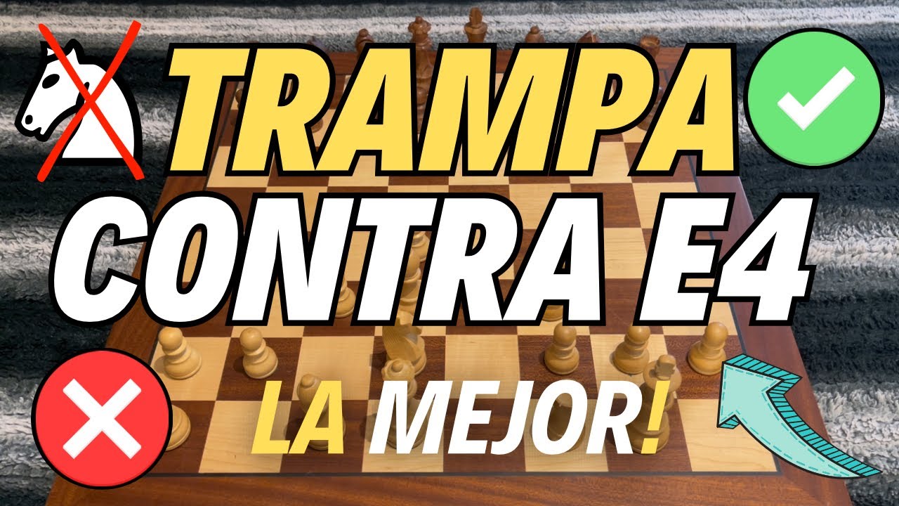 TRAMPA BRUTAL para GANAR con NEGRAS (contra e4)