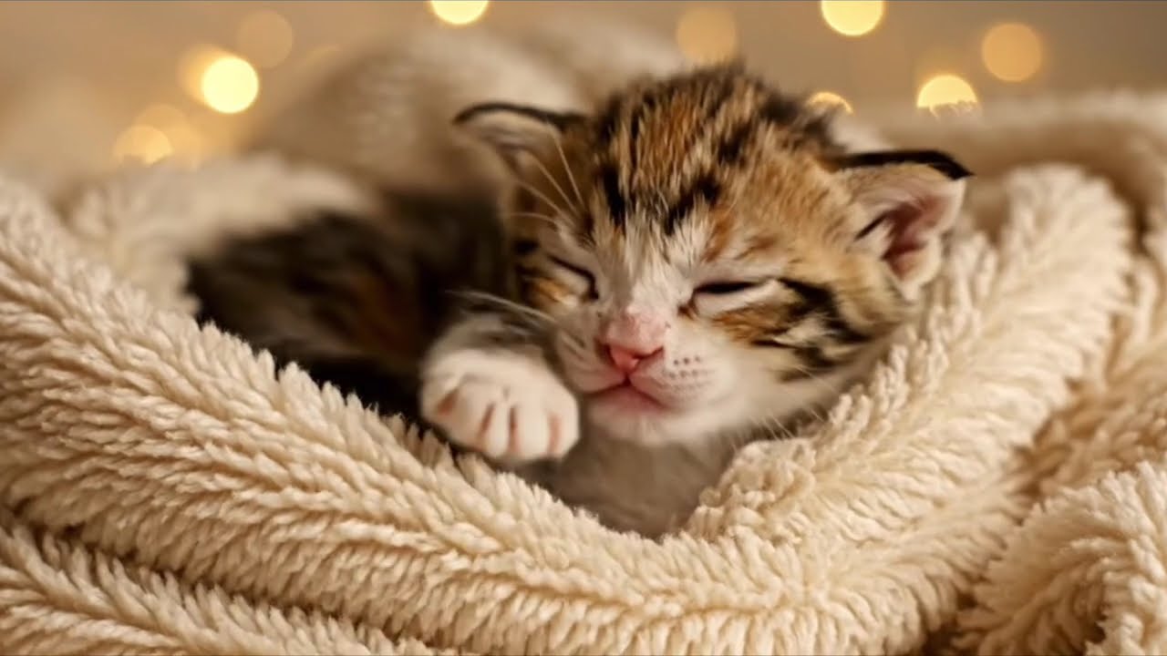 Deep Sleep Classical Music 🐾 Adorable Sleeping Kitten | Relaxing Piano for Study & Anxiety Relief