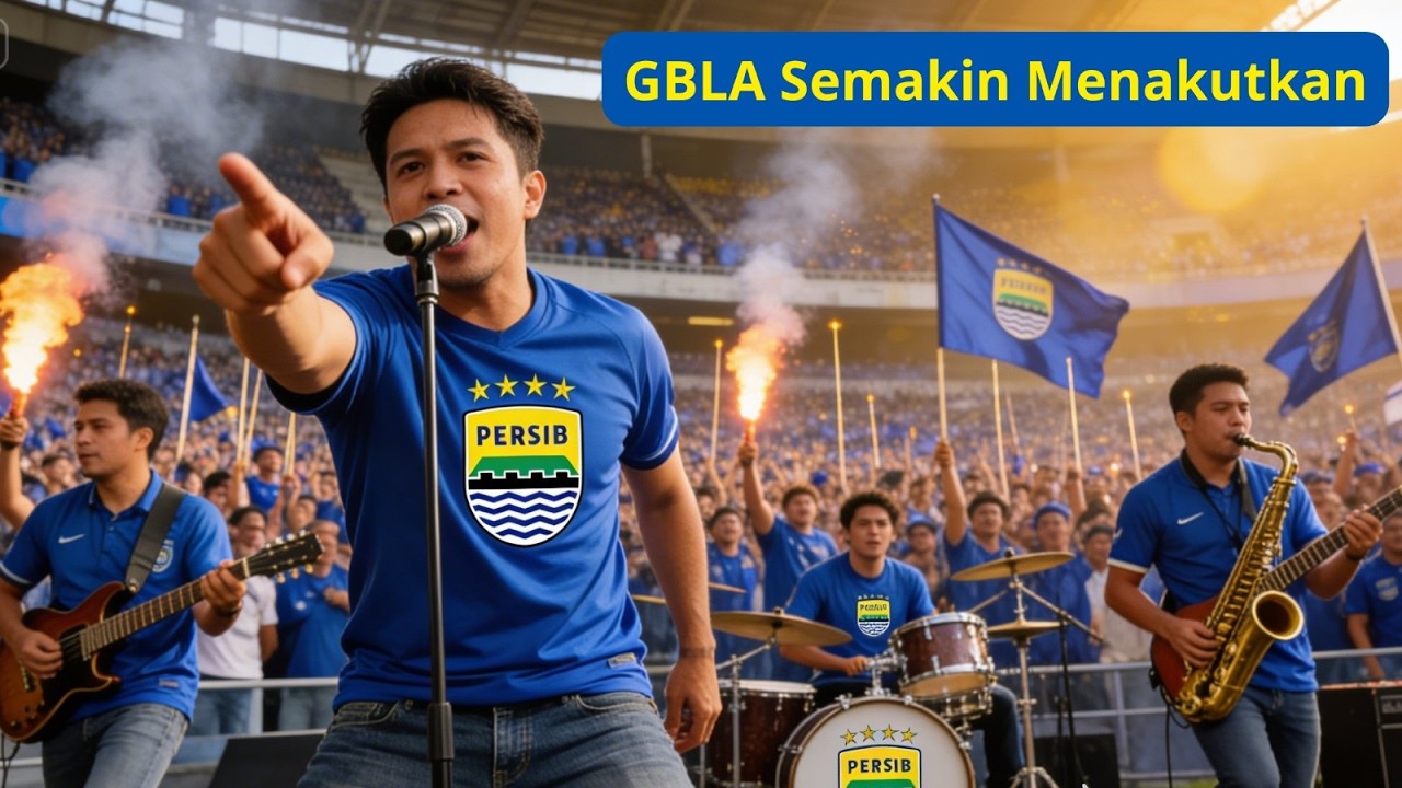 Lagu Terbaru Persib Bandung ! GBLA Semakin Menakutkan