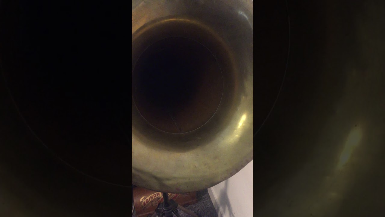 1897 Edison Home Phonograph Playing A Columbia Brown Wax Cylinder “More Work For The Undertaker”