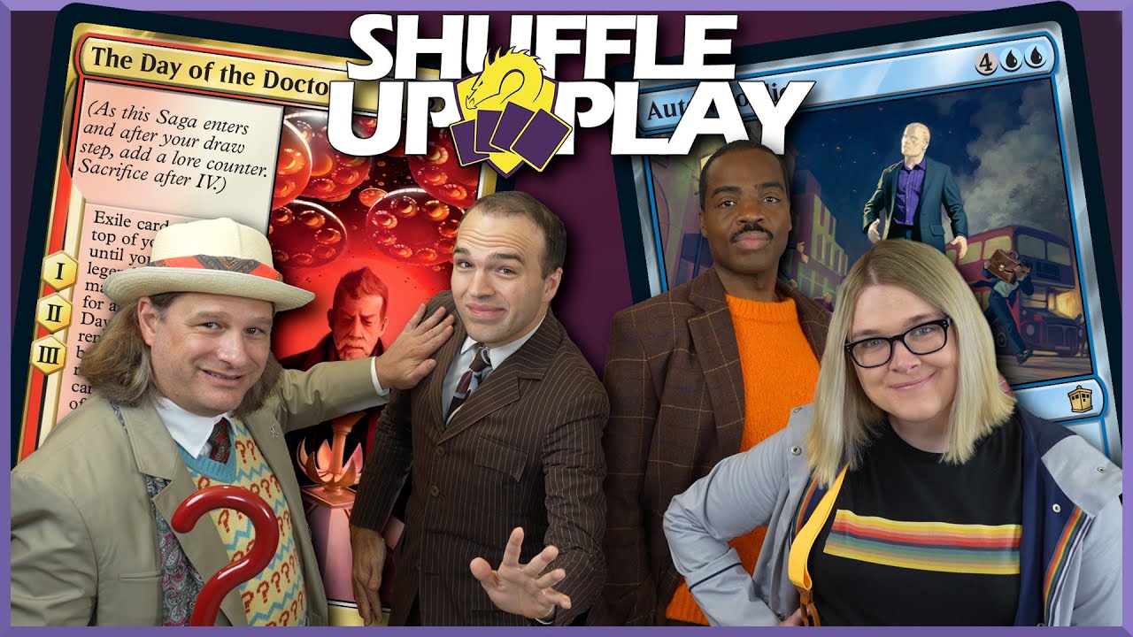 The Four Doctors Play Commander | Shuffle Up & Play #36 | Magic: The Gathering Doctor Who Gameplay