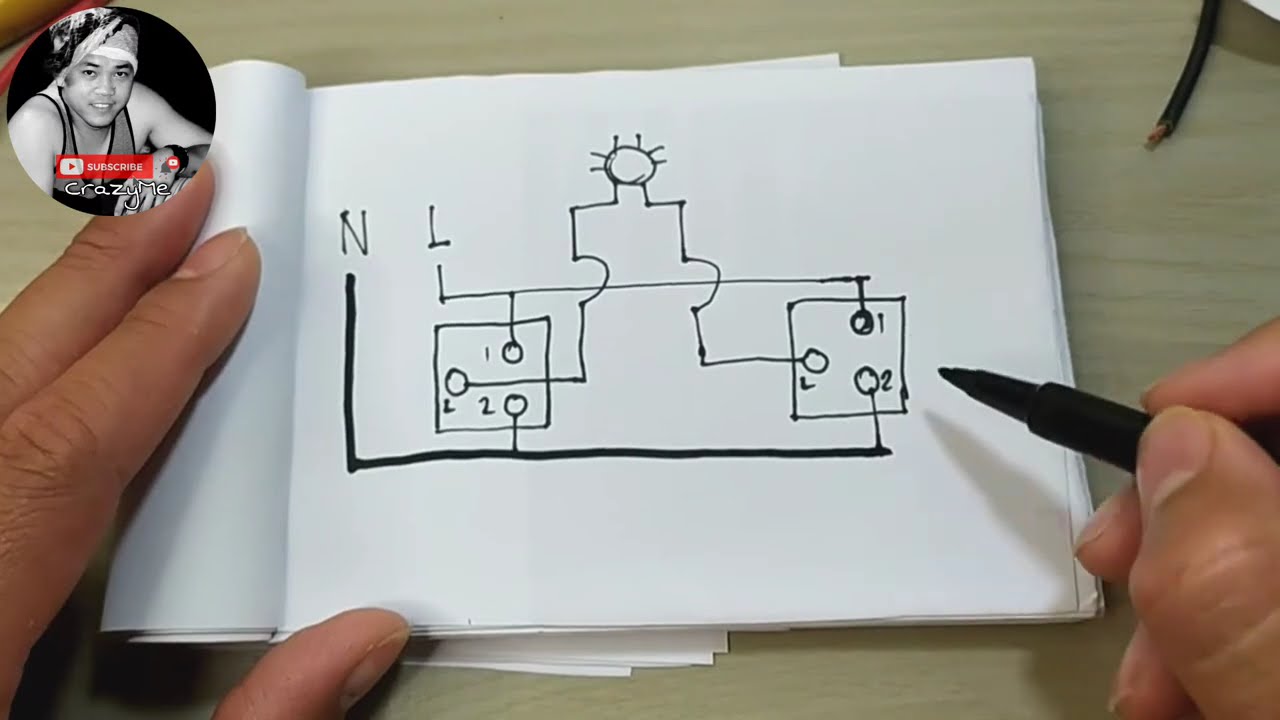 3way Switch Line to Neutral wiring diagram