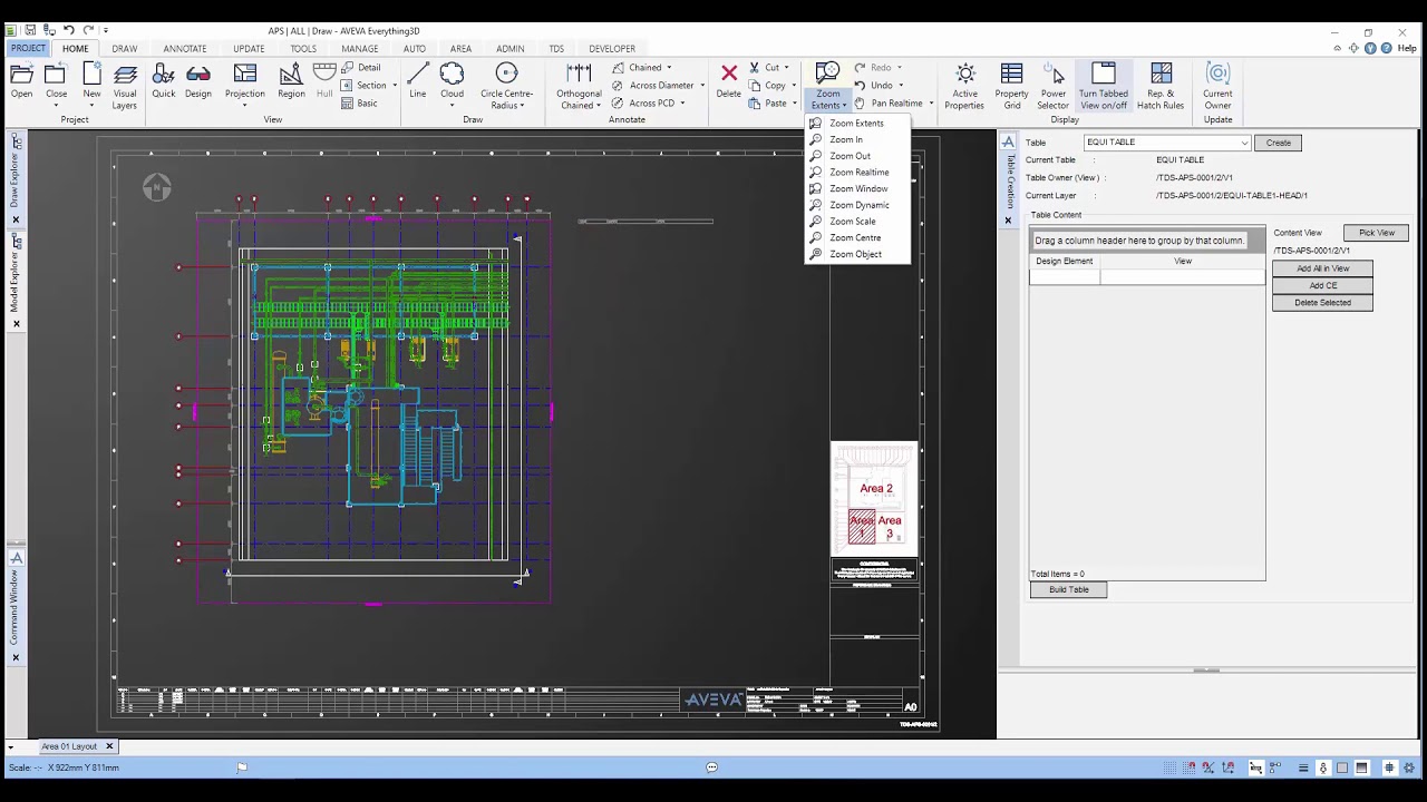 AVEVA E3D/PML - Creating a list in draw ( Video is now in E3D )