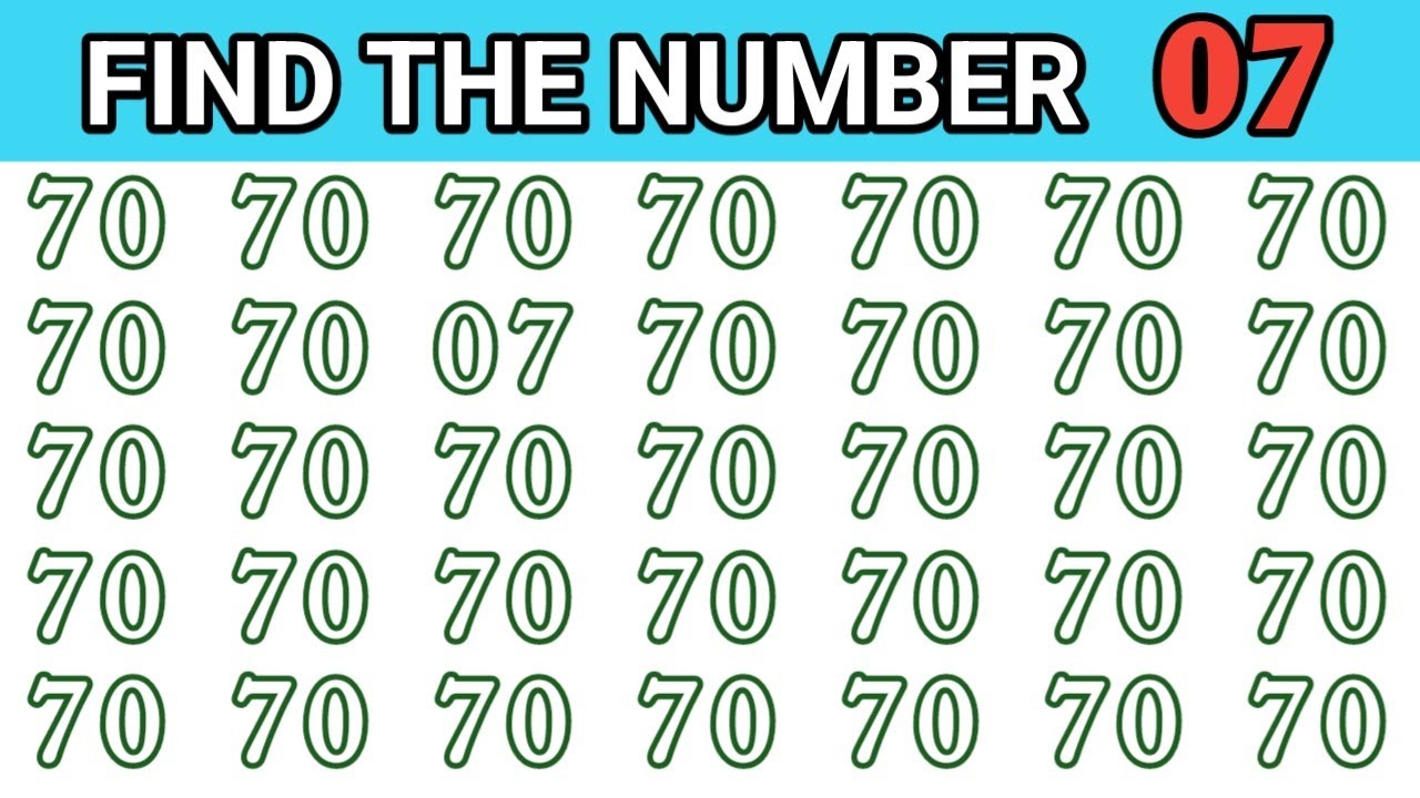 Test Your Observation Skills - Find The ODD From Rest | Numbers and Letters Edition!