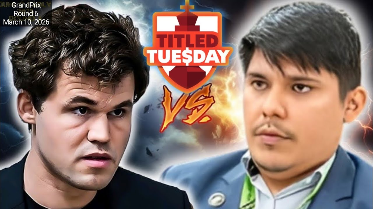 Many Sacrifices!! Renato Terry vs Magnus Carlsen in match Titled Tuesday 2026 || chesscom 