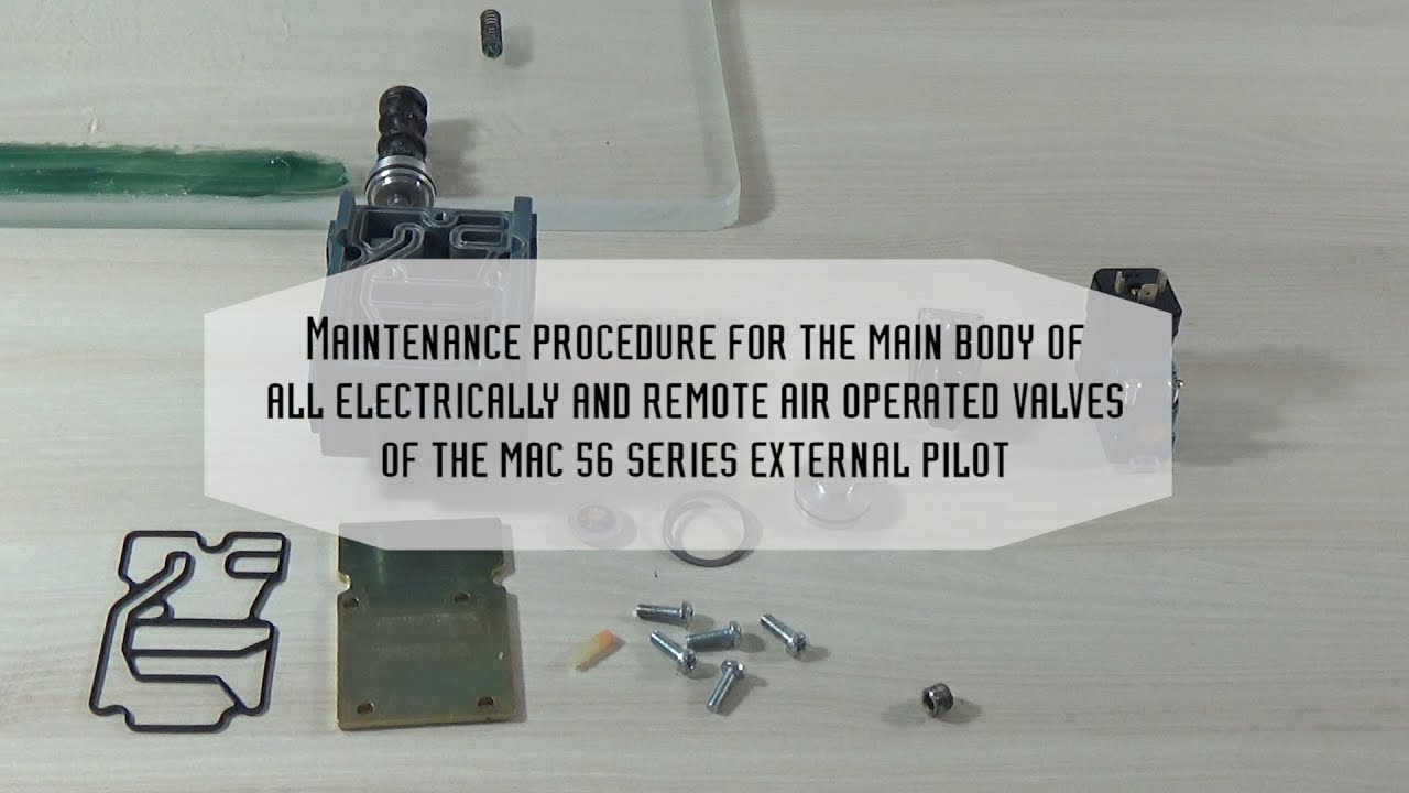 Maintenance Process Tutorial - 56 Series External Pilot