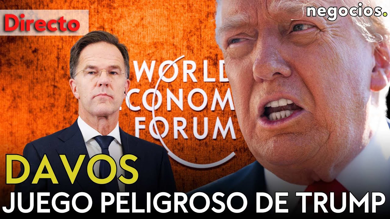 DIRECTO: TENSIÓN EN DAVOS: TRUMP JUEGA CON FUEGO, EUROPA DEFIENDE GROENLANDIA Y EL MERCADO TIEMBLA
