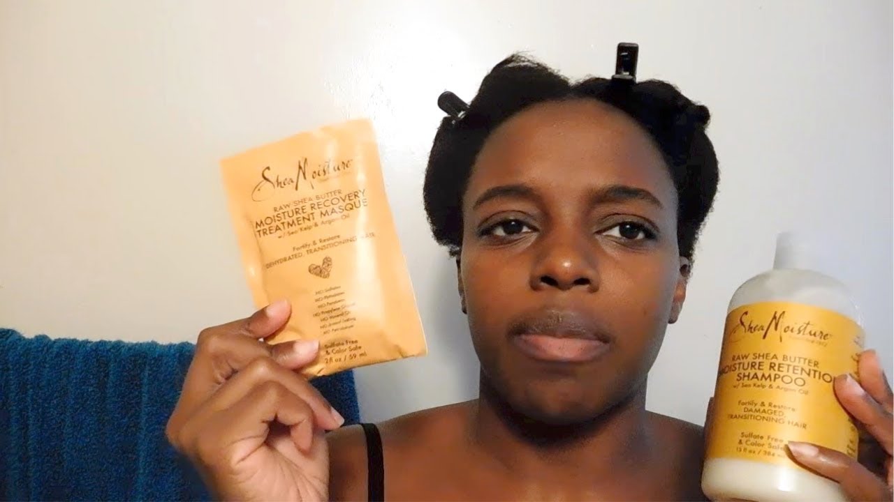 Review- Shea moisture raw shea butter masque and shampoo