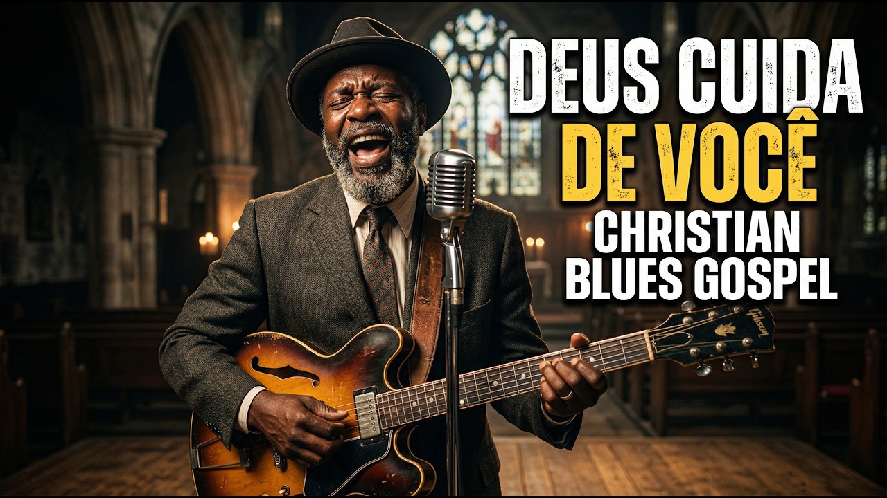 DEUS ESTÁ CUIDANDO DE VOCÊ (Mesmo em Silêncio) | Blues Gospel #ChristianBlues #bluescristão