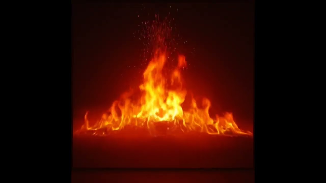 Sounds magical! 😊 Should the fire have a hint of blue at its core, adding to the mystical vibe?
