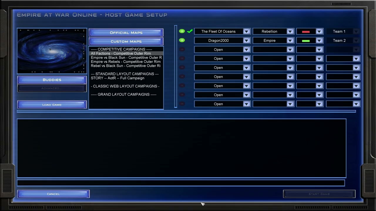Empire At War Wednesday's: AOTR 3 player galactic Conquest!