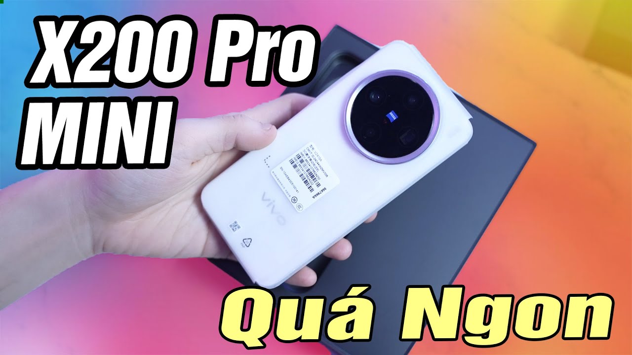 Mở hộp và trải nghiệm VIVO X200 PRO Mini - Nhỏ, Gọn nhưng cần lưu ý điểm này.....