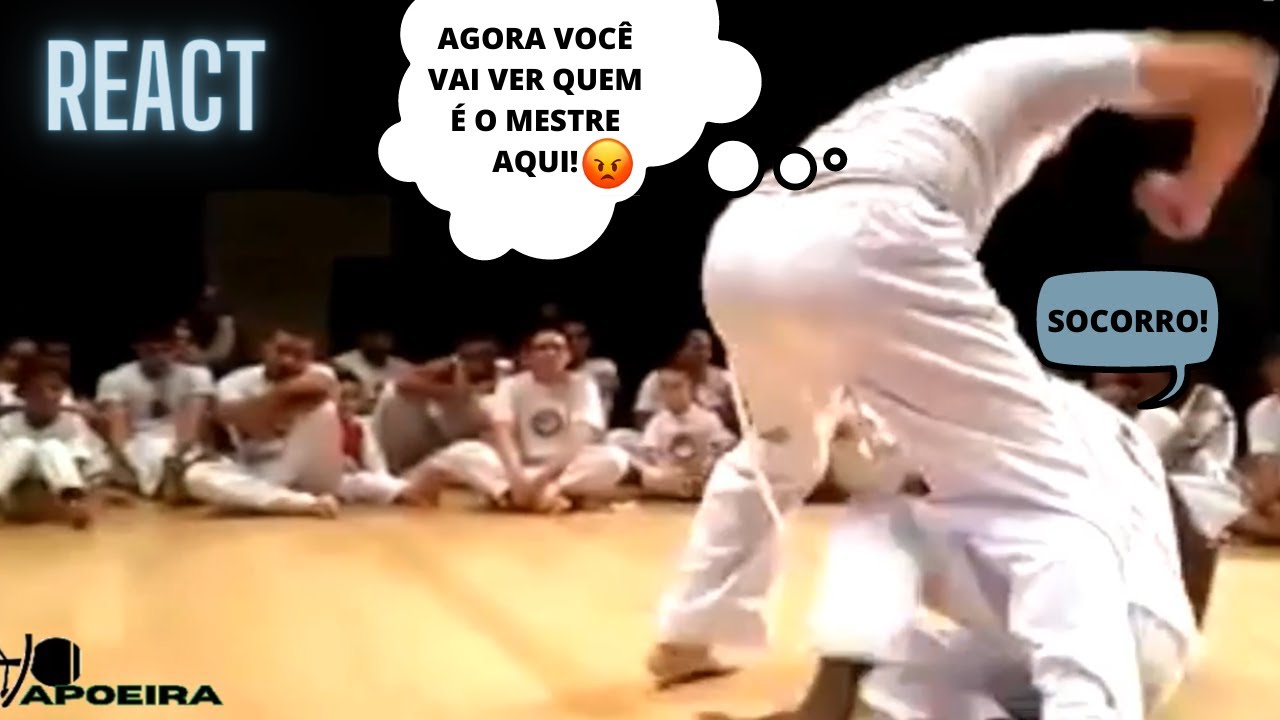 MESTRE DE CAPOEIRA SE EXCEDE E PASSA DOS LIMITES AO BATIZAR UM ALUNO. REAGINDO.