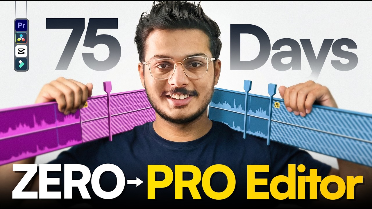 How to Become a Pro Video Editor in 75 Days 🔥 (2026 Beginner Roadmap)