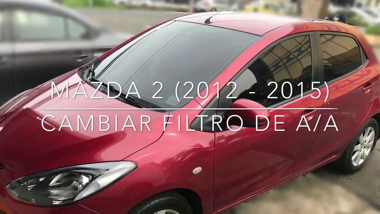 Cambio de filtro de cabina (aire acondicionado), MAZDA 2