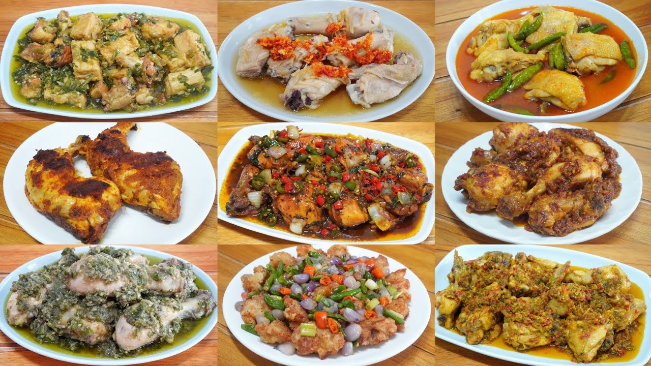 12 Inspirasi Menu Masakan dari Ayam Enak dan Mudah | Masakan Rumahan Sehari-Hari