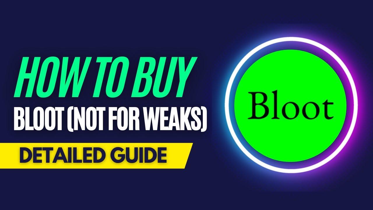 How and Where To Buy Bloot (not for Weaks) NFTs - Detailed Guide