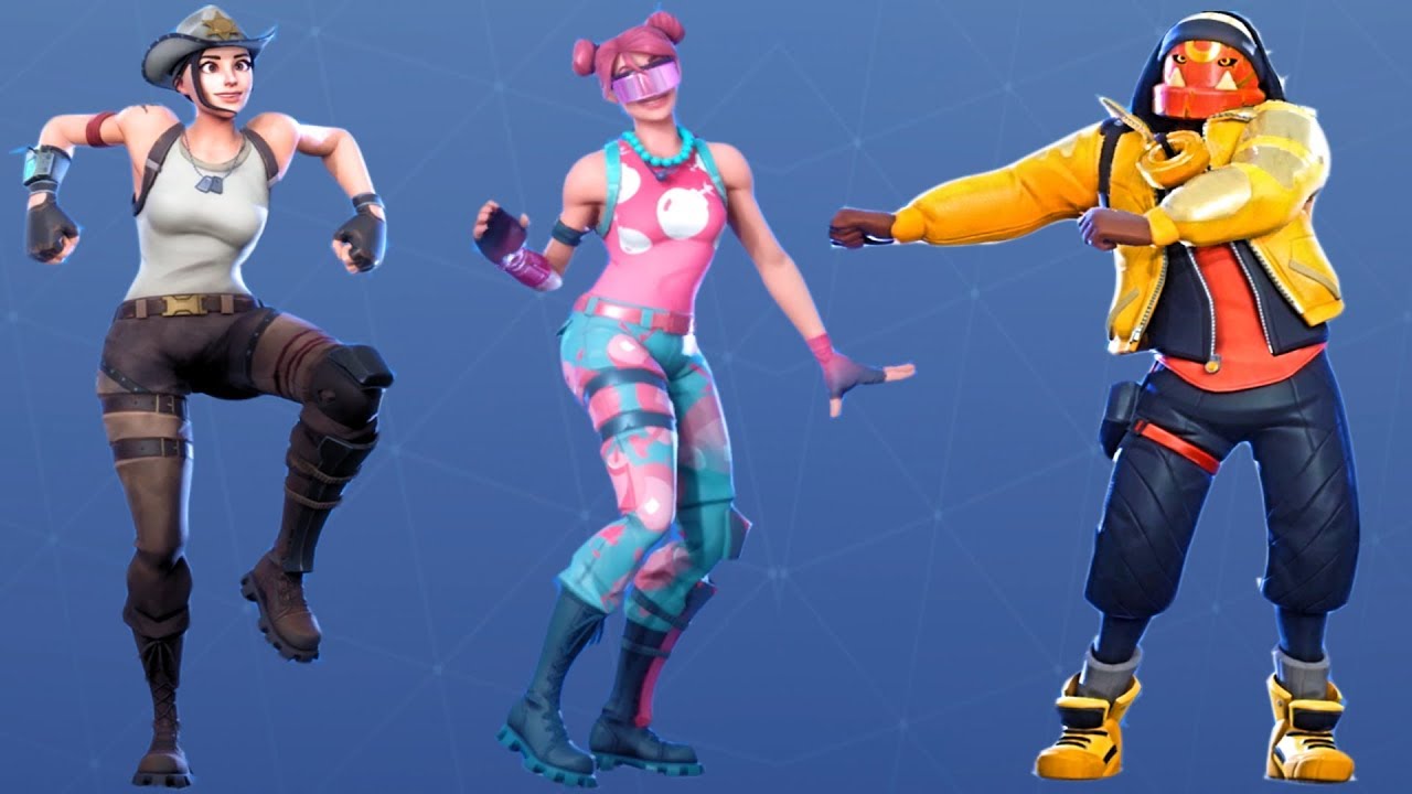 Fortnite All Dances Season 1-10 Updated to Sugar Rush