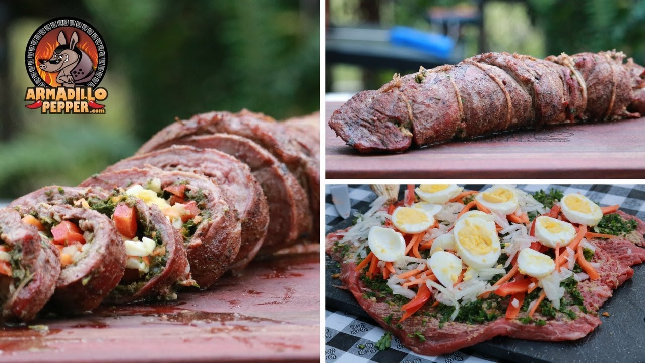 Stuffed Flank Steak | Argentine Matambre on the Gourmet Guru Grill